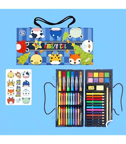 Amazon.com : Cra-Z-Art 80 Piece Art Set : Childrens Art Supply